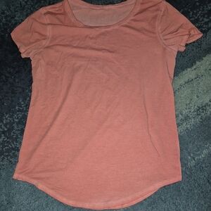 lululemon athletica Peach Short Sleeve Tee